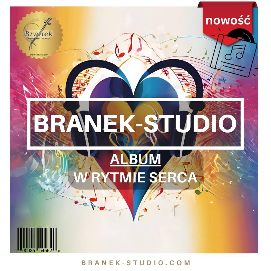 ALBUM COVER - W RYTMIE SERCA - BRANEK-STUDIO